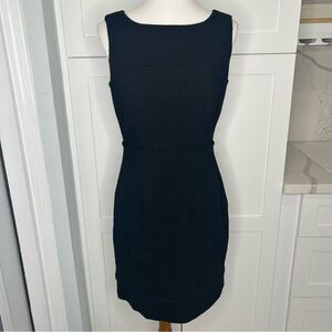 LaVia18 By Piazza Semipone Women’s 100% Wool Sheath Dress Black Size IT 44